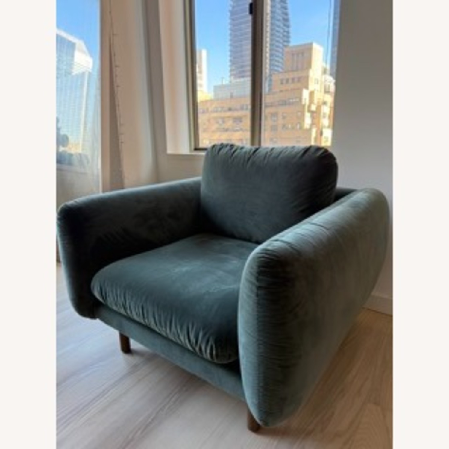 Article Velvet Green Lounge Chair  - image-3