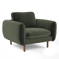 Article Velvet Green Lounge Chair 