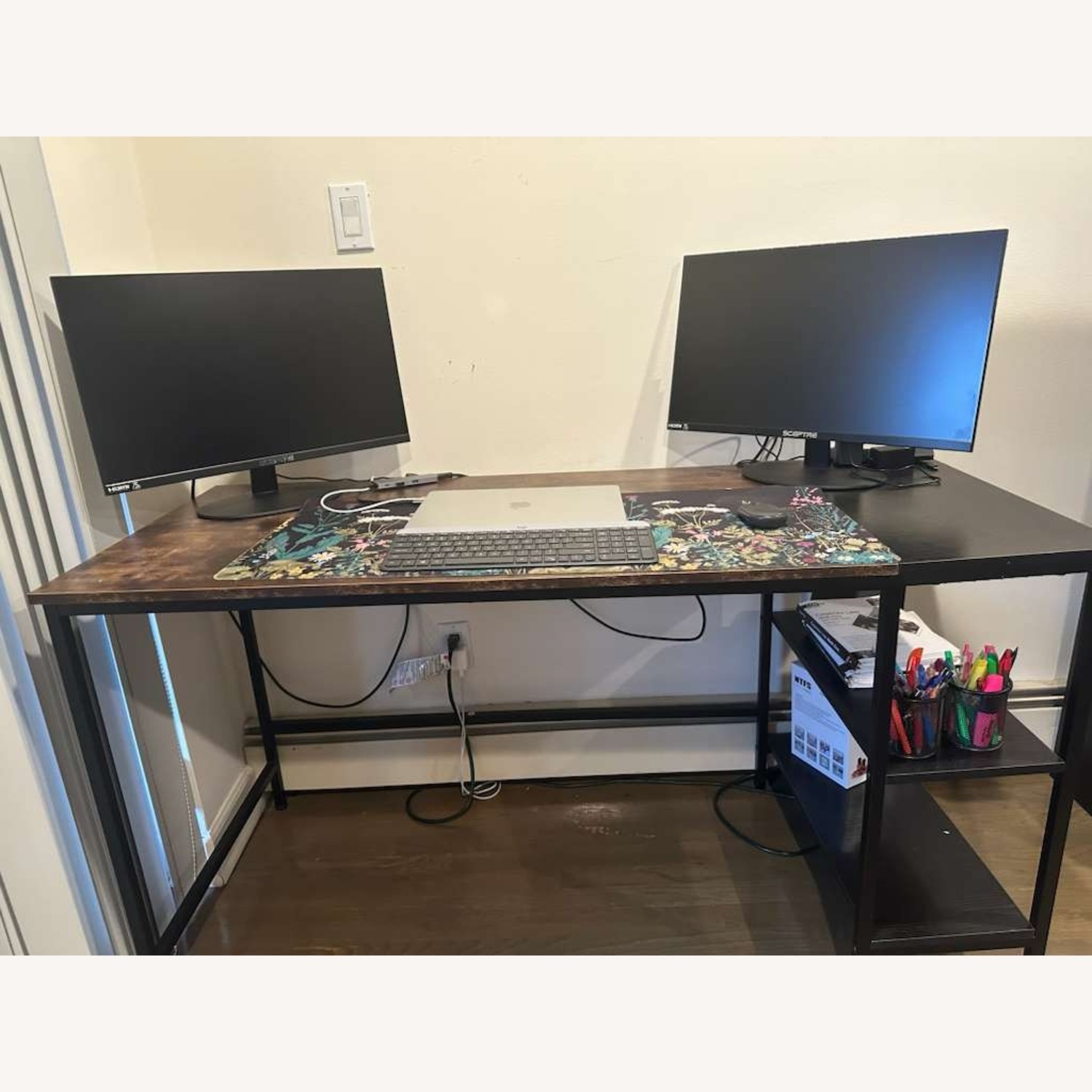Soges 55.1 Inch Home Office Computer Desk  - image-1