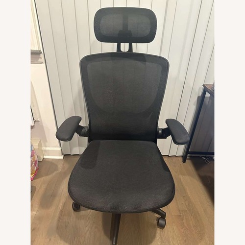 Used High Back Ergonomic Mesh Chair with Lumber Support for sale on AptDeco