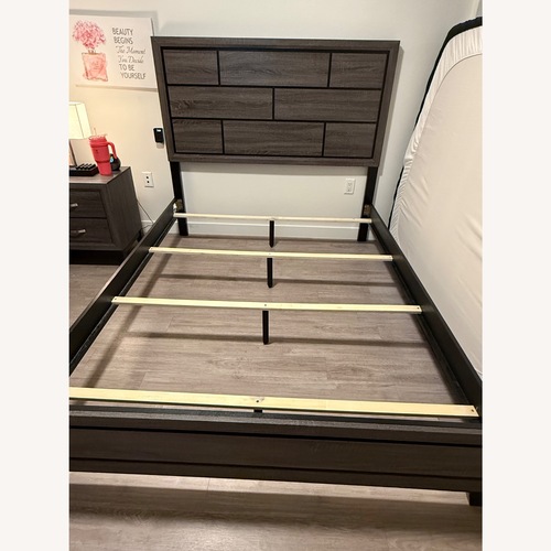 Used Living Spaces Finley Queen Bed Frame  for sale on AptDeco