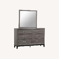  Living Spaces Finley Dresser + Mirror 