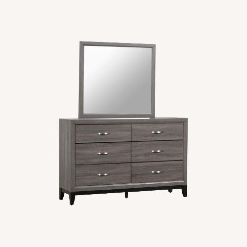 Used Living Spaces Finley Dresser + Mirror for sale on AptDeco