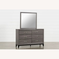  Living Spaces Finley Dresser + Mirror 