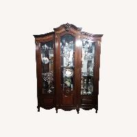 Dark Brown Wood Sideboard