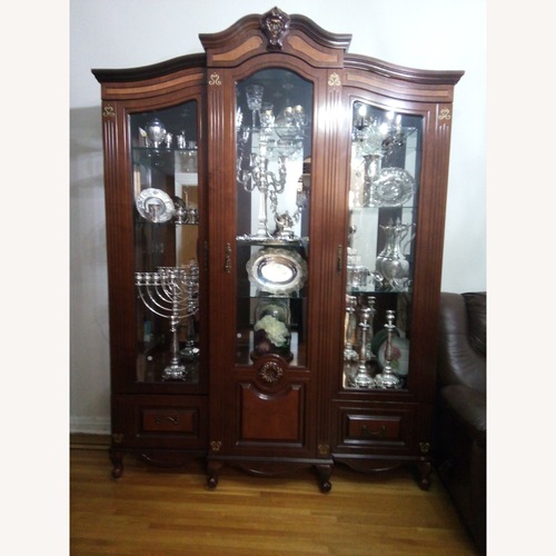 Used Dark Brown Wood Sideboard for sale on AptDeco