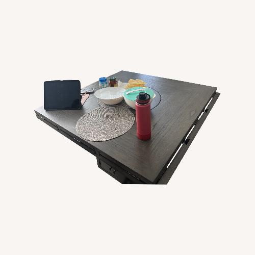 Used Dark Brown Dining Table for sale on AptDeco