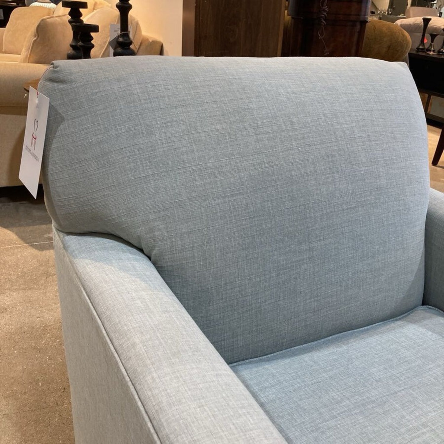 Rowe Furniture Upholstered Fabric Accent Armchair - image-4