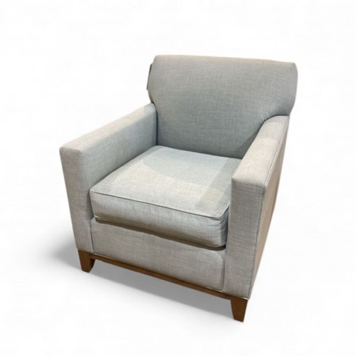Used Rowe Furniture Upholstered Fabric Accent Armchair for sale on AptDeco