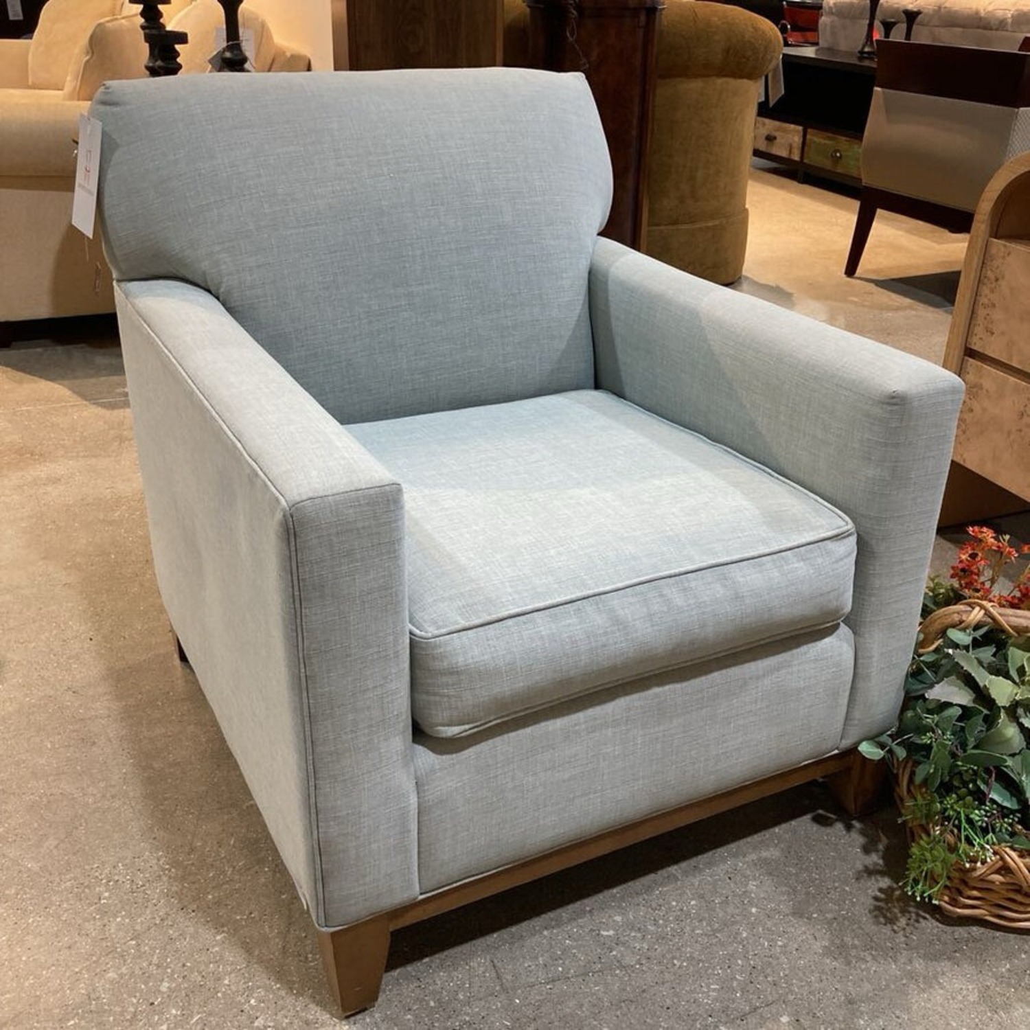 Rowe Furniture Upholstered Fabric Accent Armchair - image-1