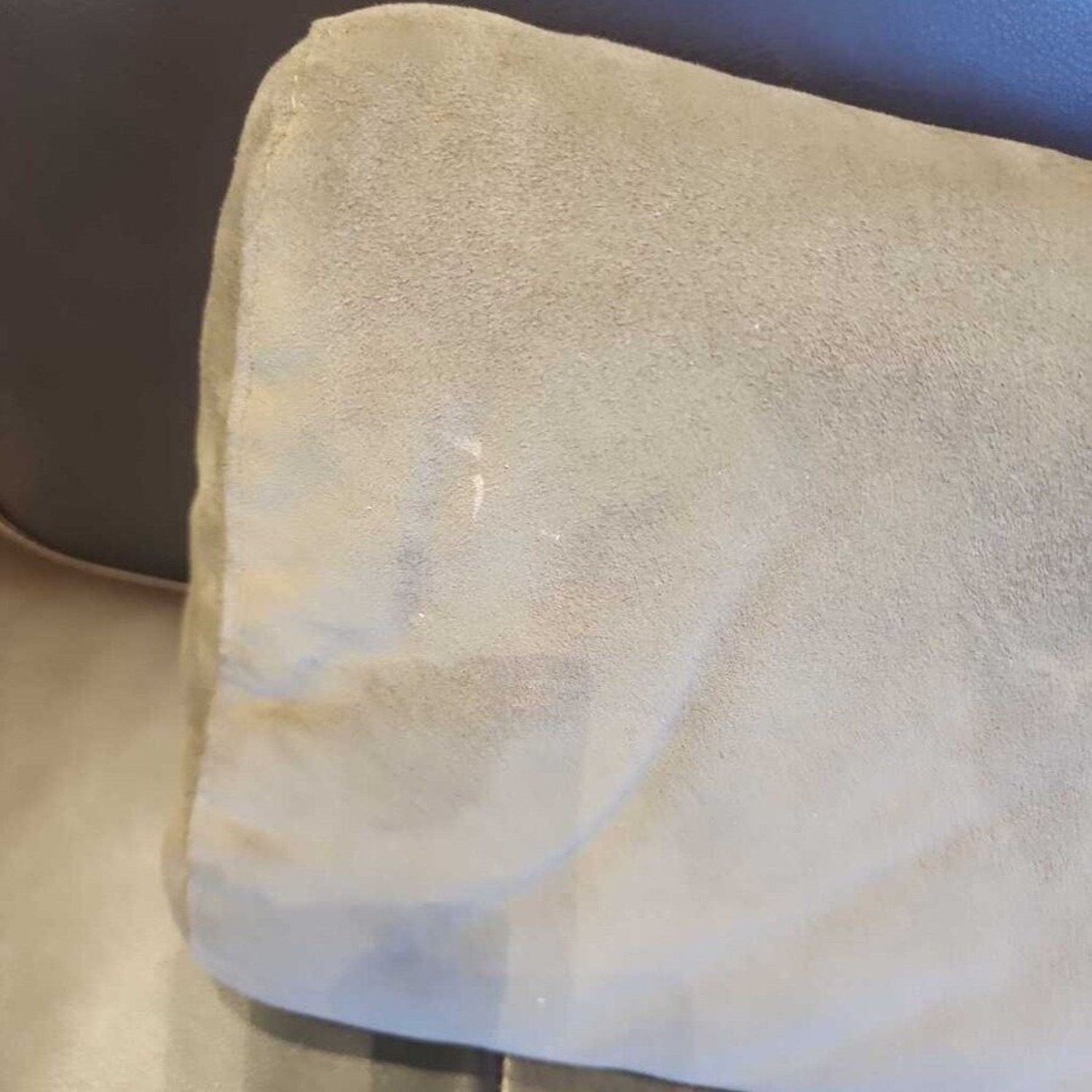 Menlo 3pc Curved Leather Sectional - image-7