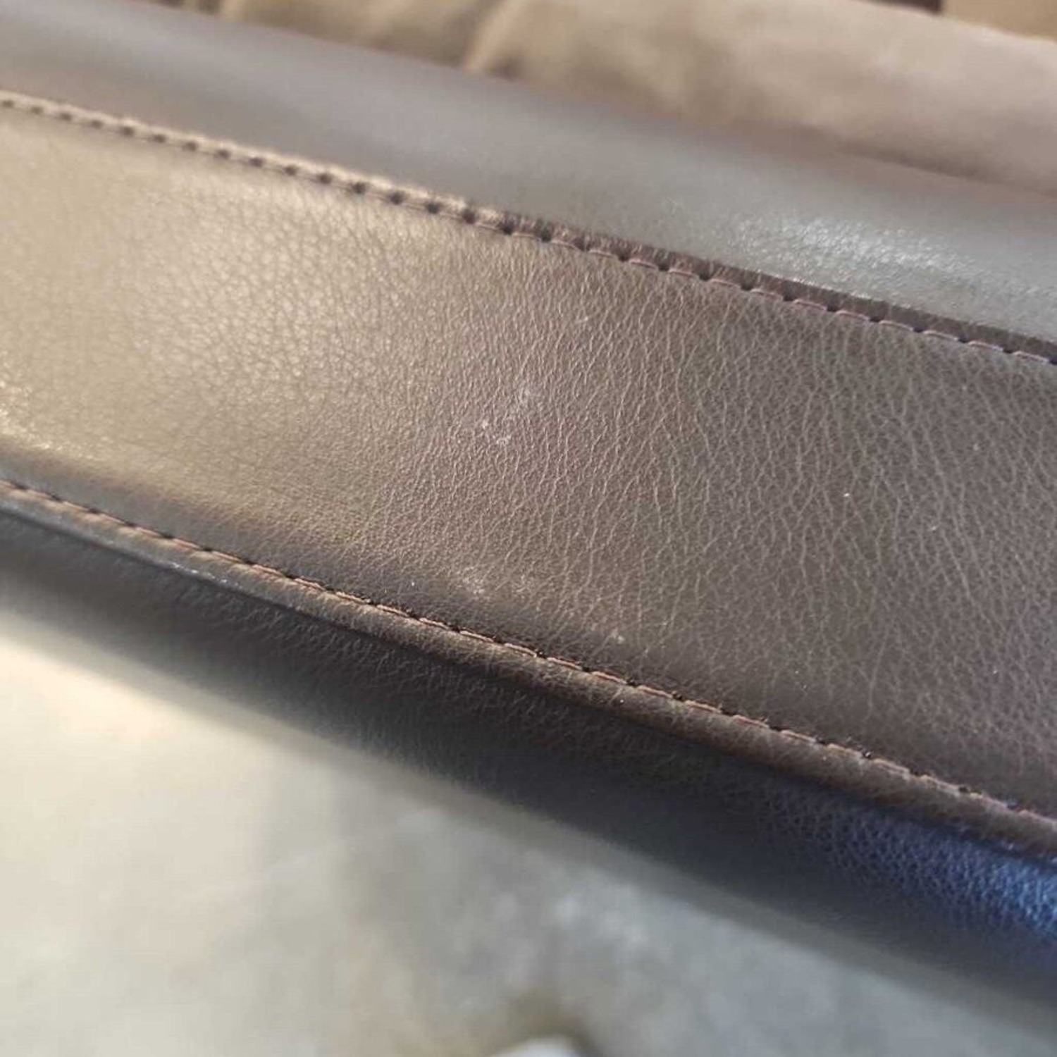 Menlo 3pc Curved Leather Sectional - image-11