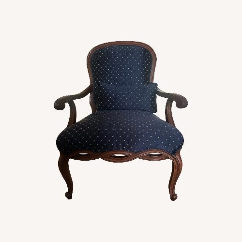 Used Century Furniture Blue Fabric Accent Chairs for sale on AptDeco