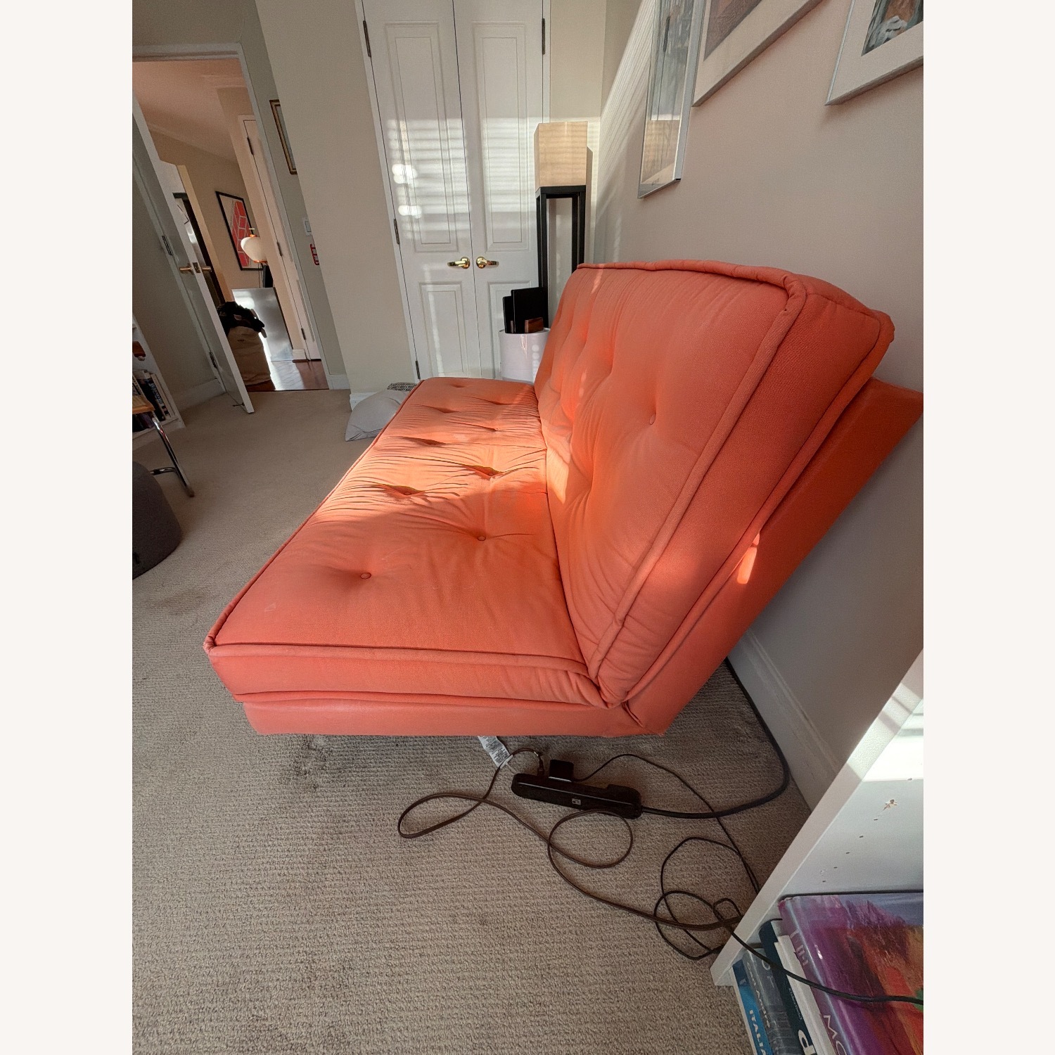 Ligne Roset Orange Futon - image-3