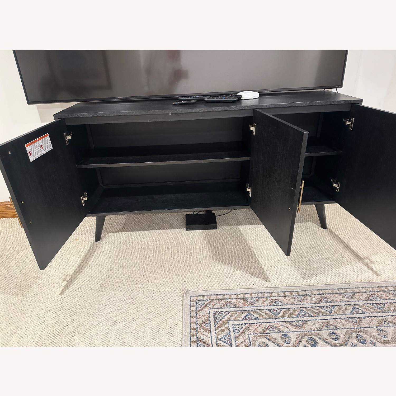 Arhaus Black Sideboard - image-3