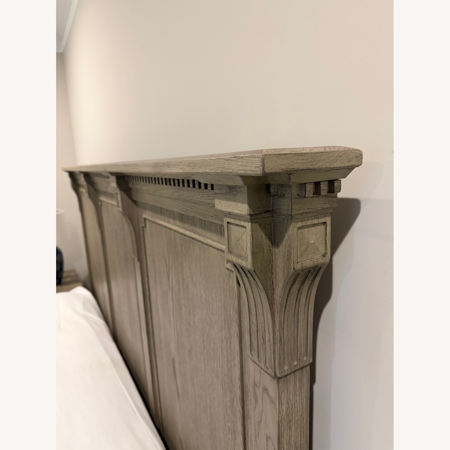 RH St. James King Bed - Antiqued Grey Oak - image-4
