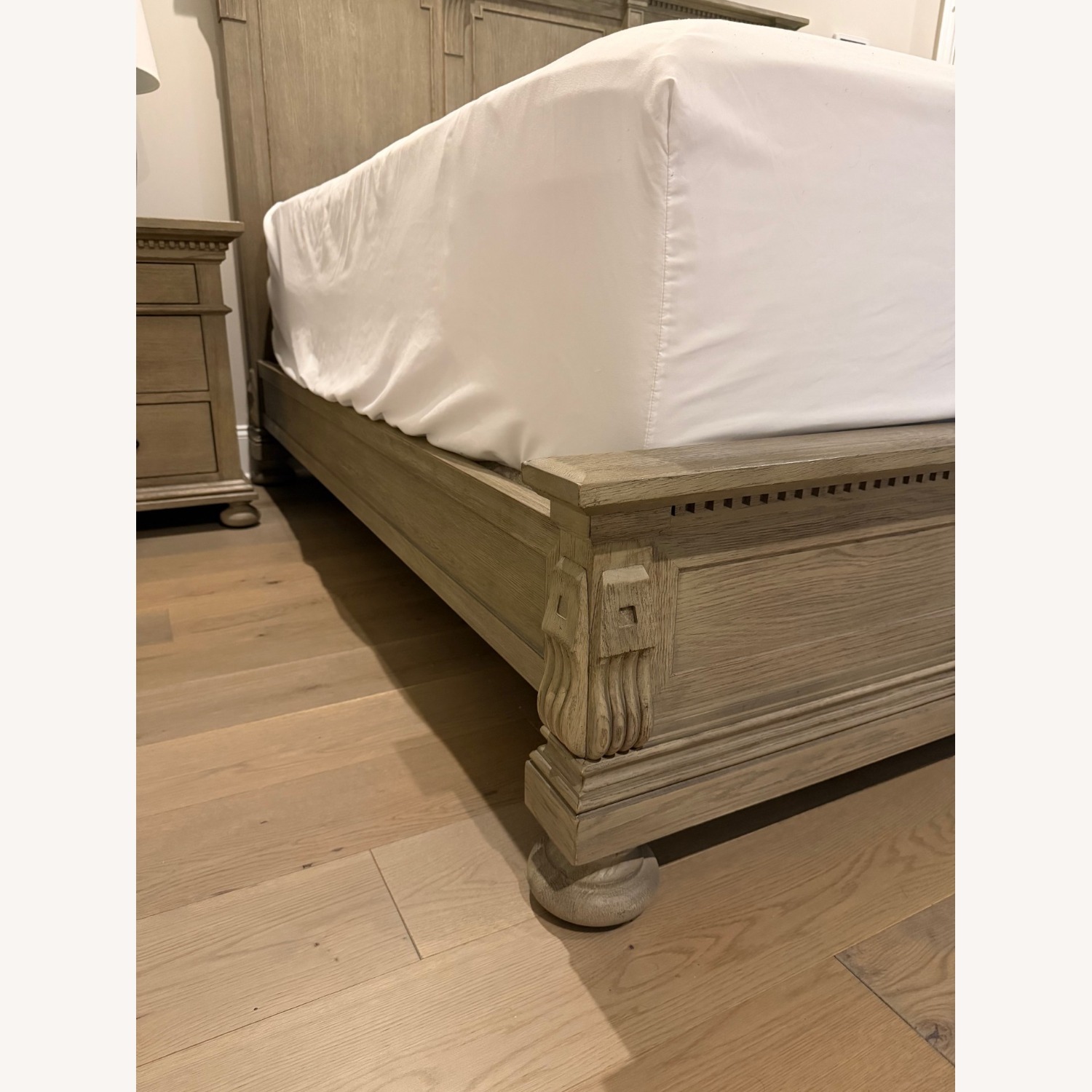 RH St. James King Bed - Antiqued Grey Oak - image-6