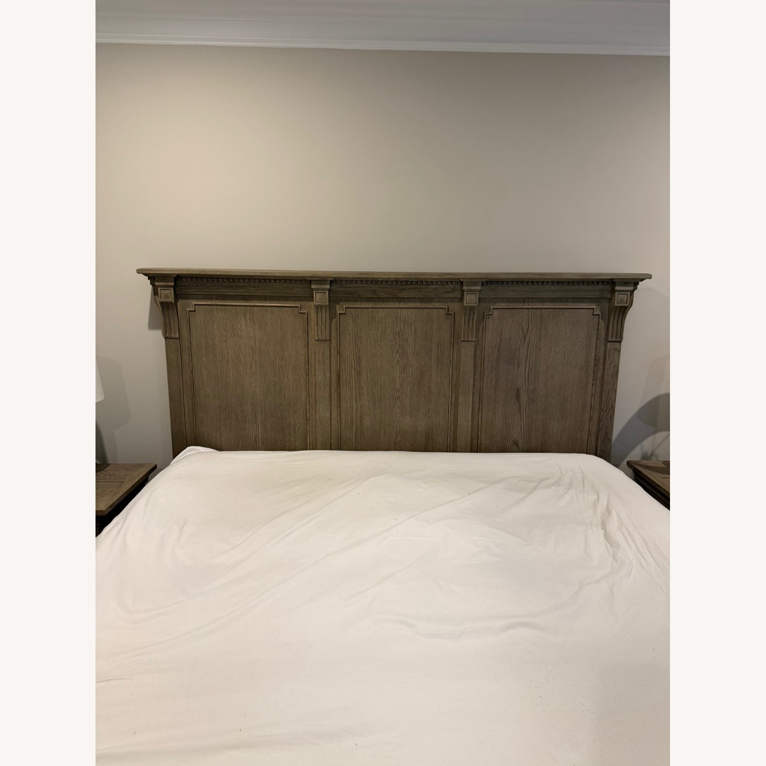 RH St. James King Bed - Antiqued Grey Oak - image-9