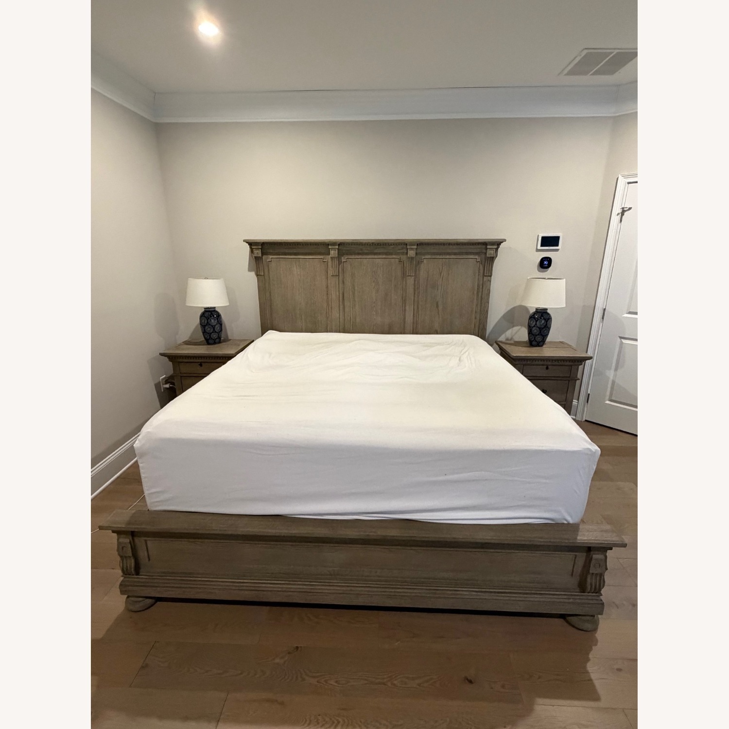 RH St. James King Bed - Antiqued Grey Oak - image-1