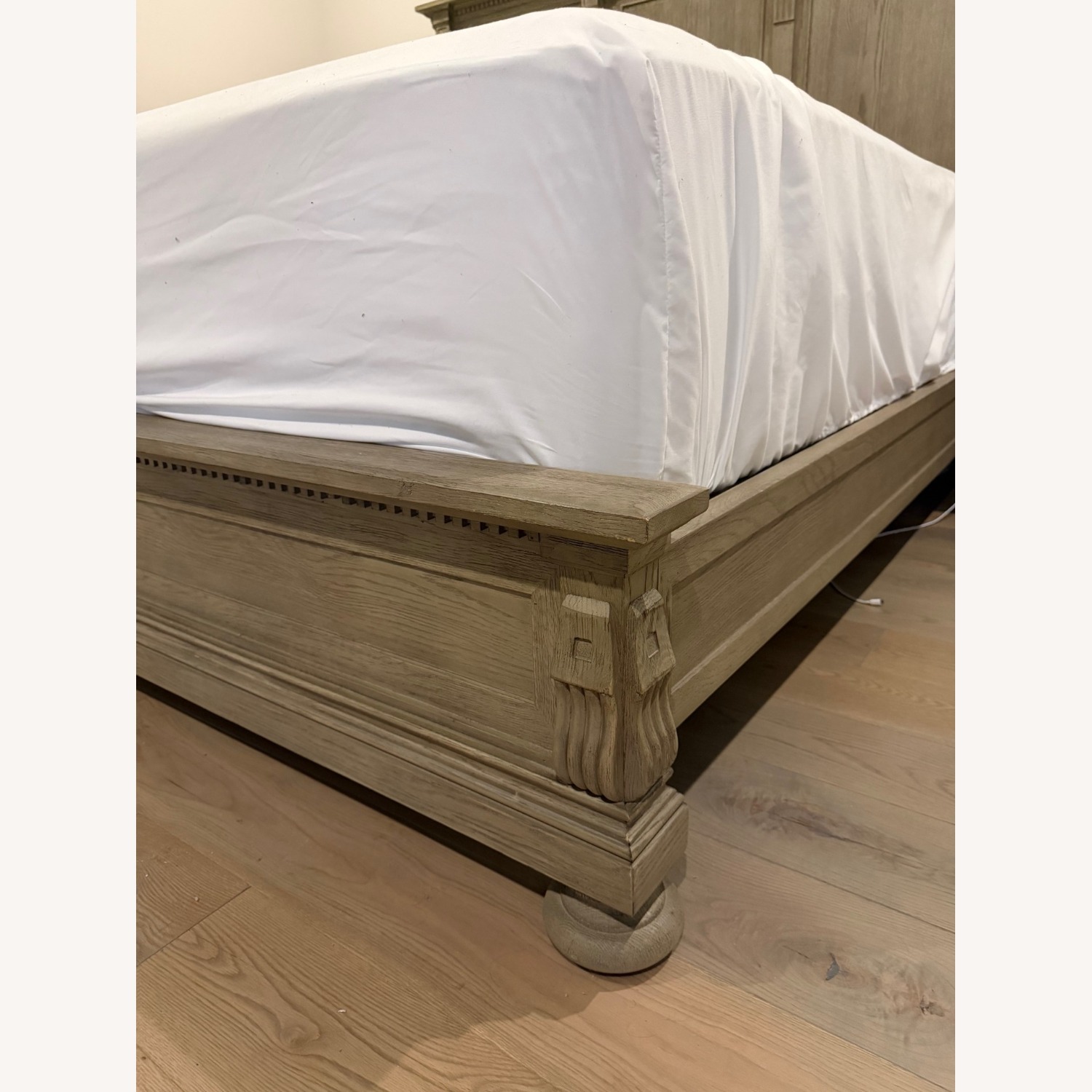 RH St. James King Bed - Antiqued Grey Oak - image-5