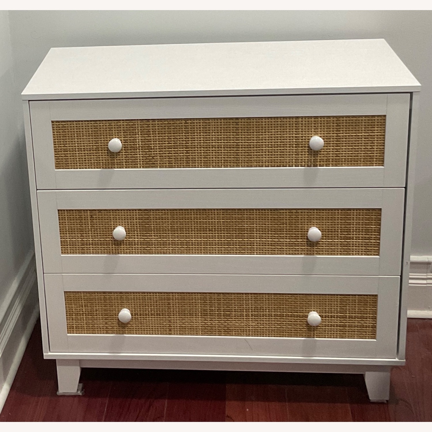 Contemporary White Dresser - image-0