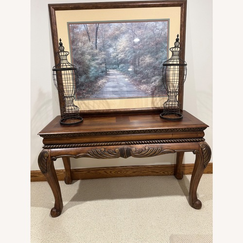 Used Timber Antique Console Table for sale on AptDeco