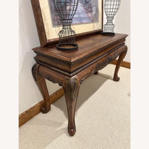 Used Timber Antique Console Table for sale on AptDeco