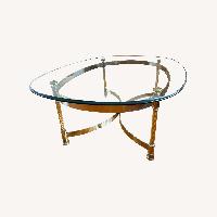 Brass & Glass Coffee & End Table