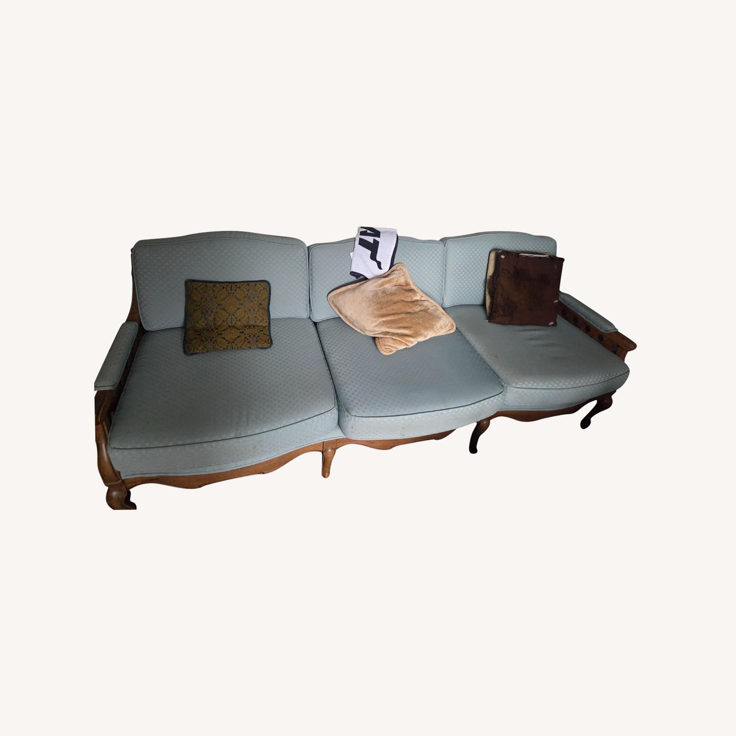 Vintage/Antique Finds Wood 3+ Seater Sofa - image-0