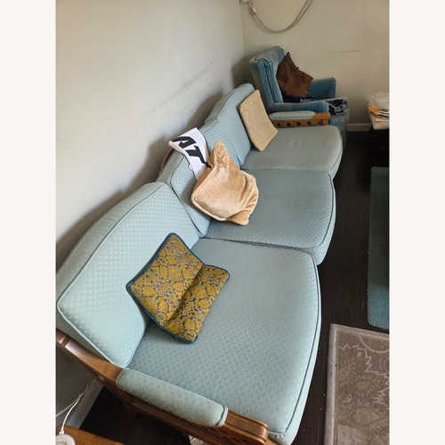 Used Vintage/Antique Finds Wood 3+ Seater Sofa for sale on AptDeco