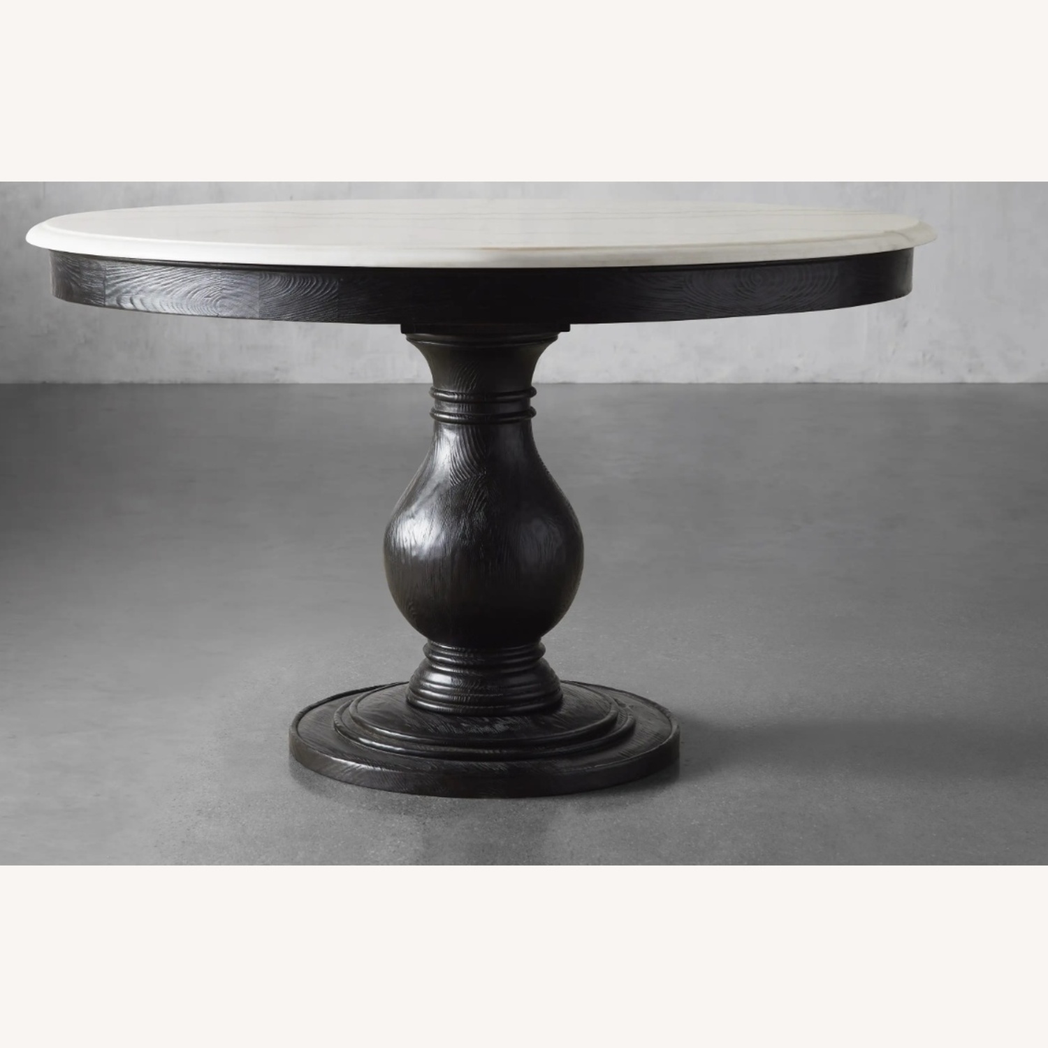 Arhaus Luca Light Gray Marble Dining Table - image-0