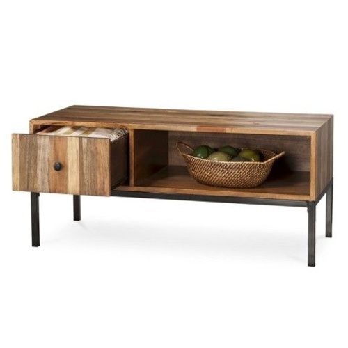 Used Target Hernwood Dark Brown Wood Media Storage for sale on AptDeco