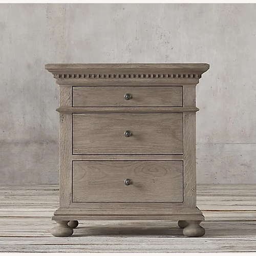 Used Restoration Hardware St. James Wood Nightstands - Set of 2 for sale on AptDeco