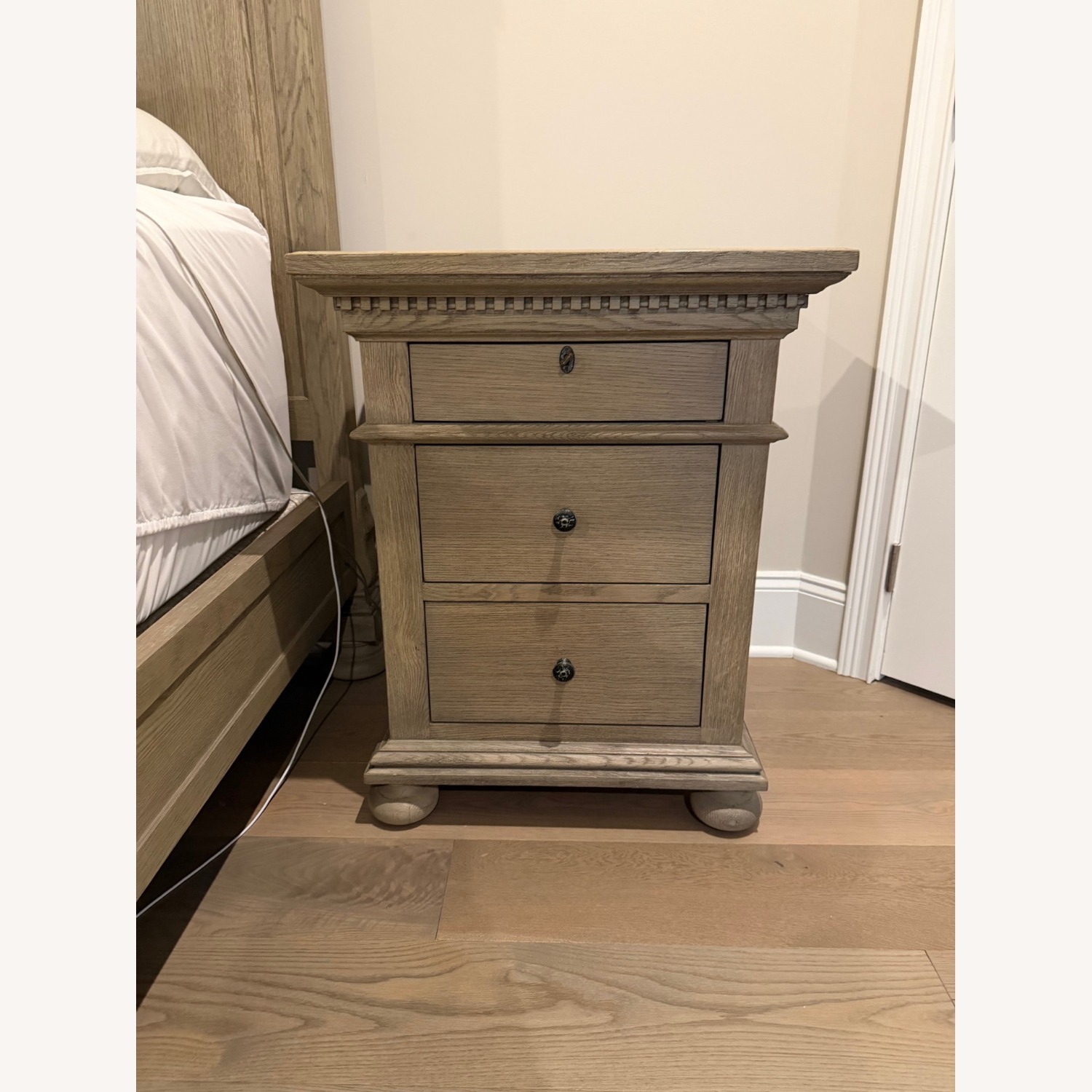 Restoration Hardware St. James Wood Nightstands - Set of 2 - image-3