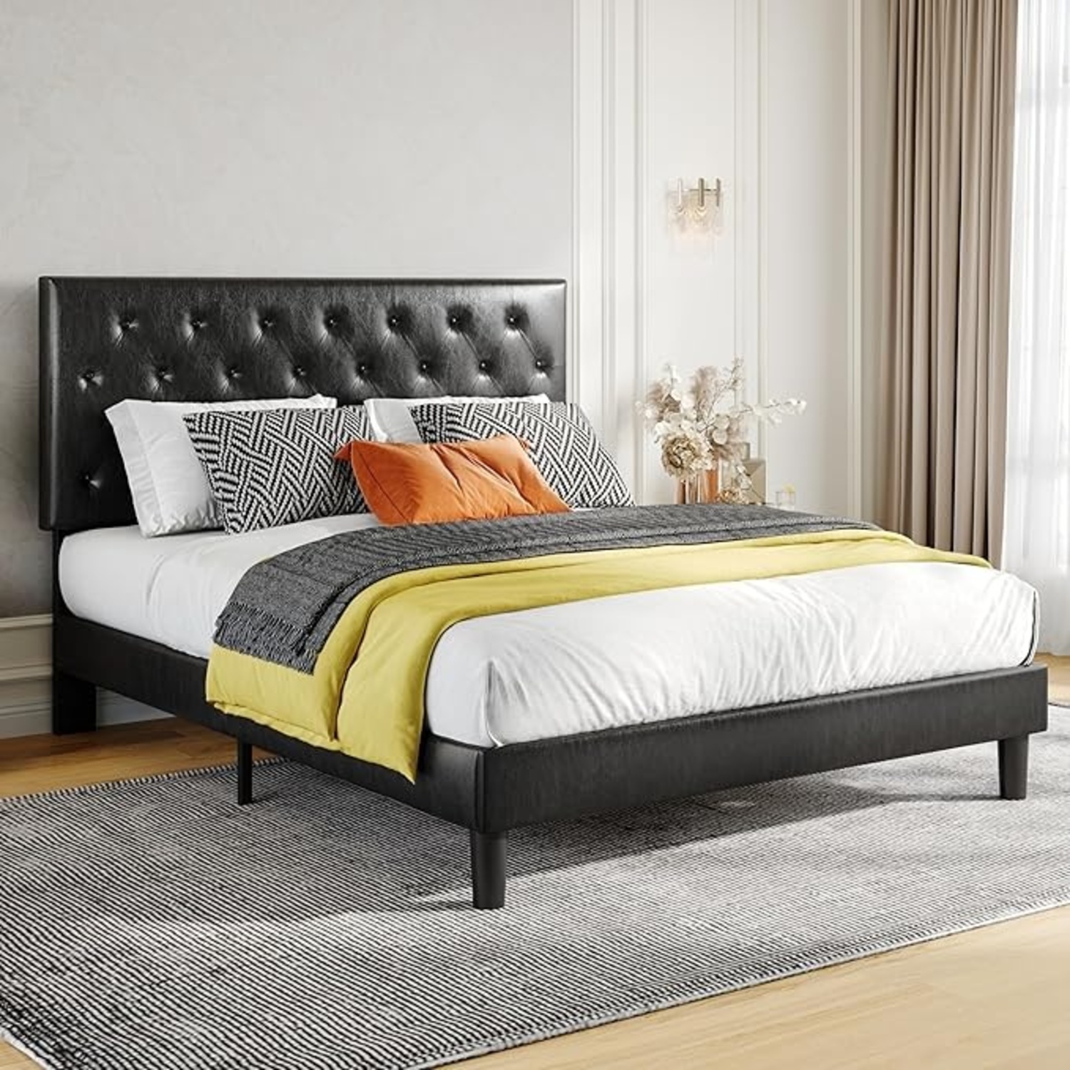 Black Queen Bed - image-4