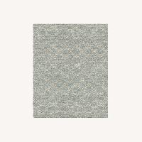 Custom Scroll Tile Hand-Tufted Wool Rug 5' x 8'