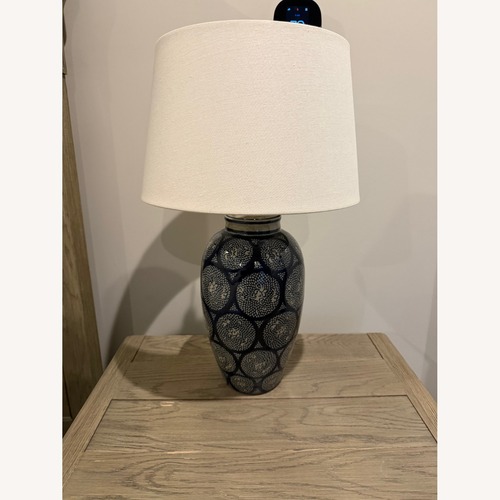 Used Pottery Barn Langley Ceramic Table Lamps for sale on AptDeco