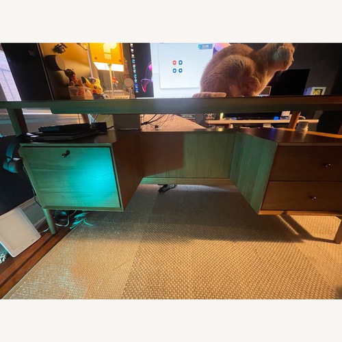 Used West Elm Mid Century Desk  for sale on AptDeco