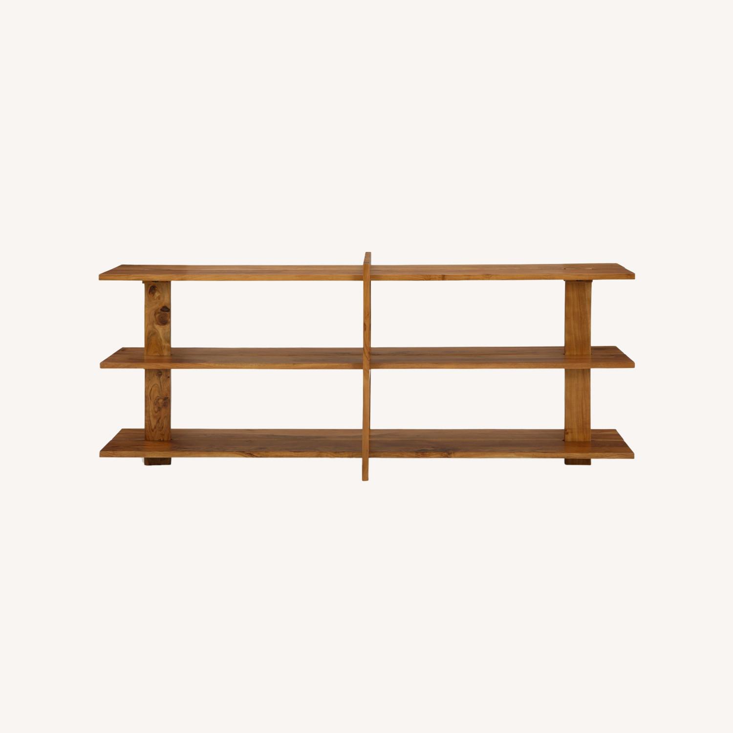 Ashley Furniture Fayemour Light Brown Wood Bookcase - image-0