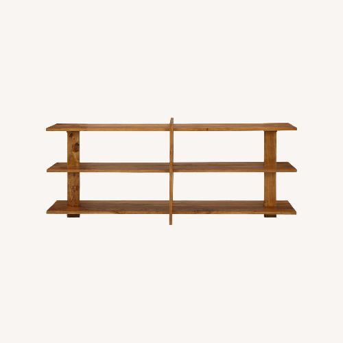 Used Ashley Furniture Fayemour Light Brown Wood Bookcase for sale on AptDeco