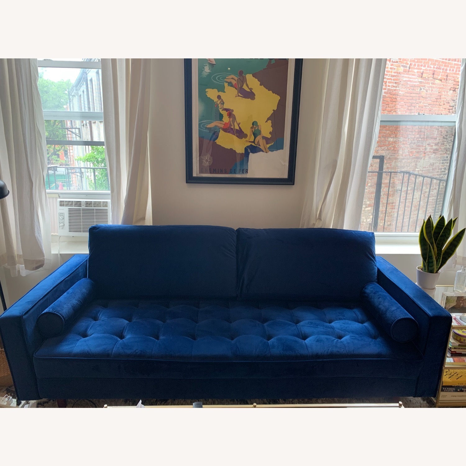 Article Sven Blue Velvet Sofa - image-2