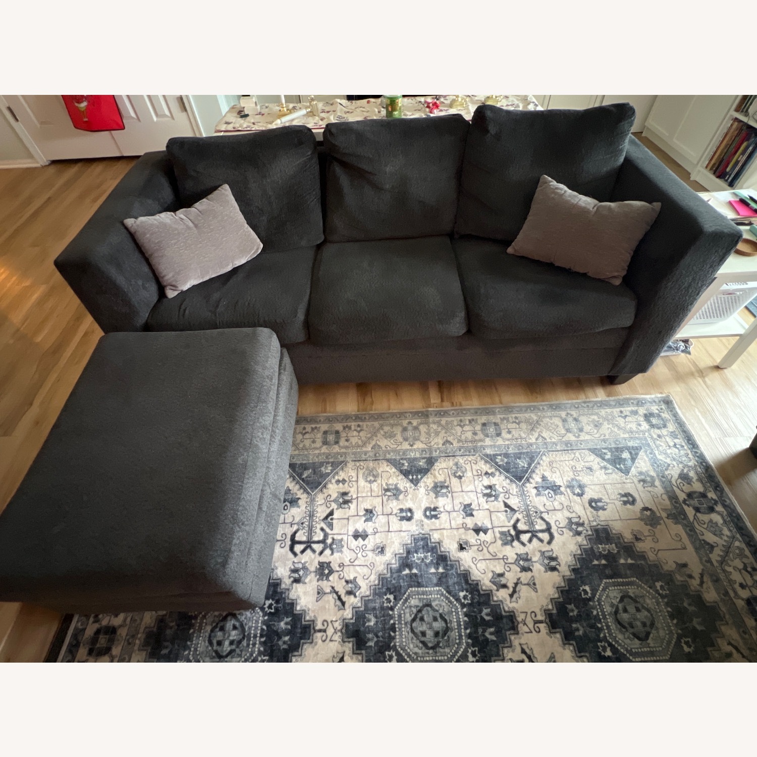 Dark Gray 3 Person Sofa  - image-5