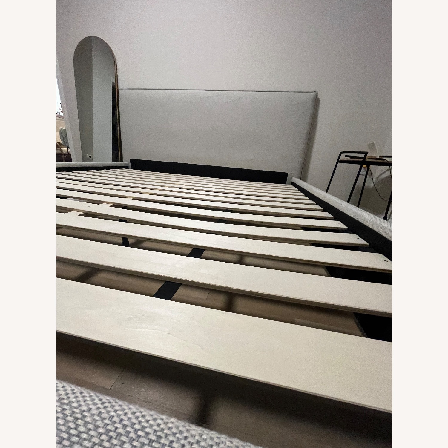 Joss & Main Timothy Light Gray Fabric King Bed - image-6