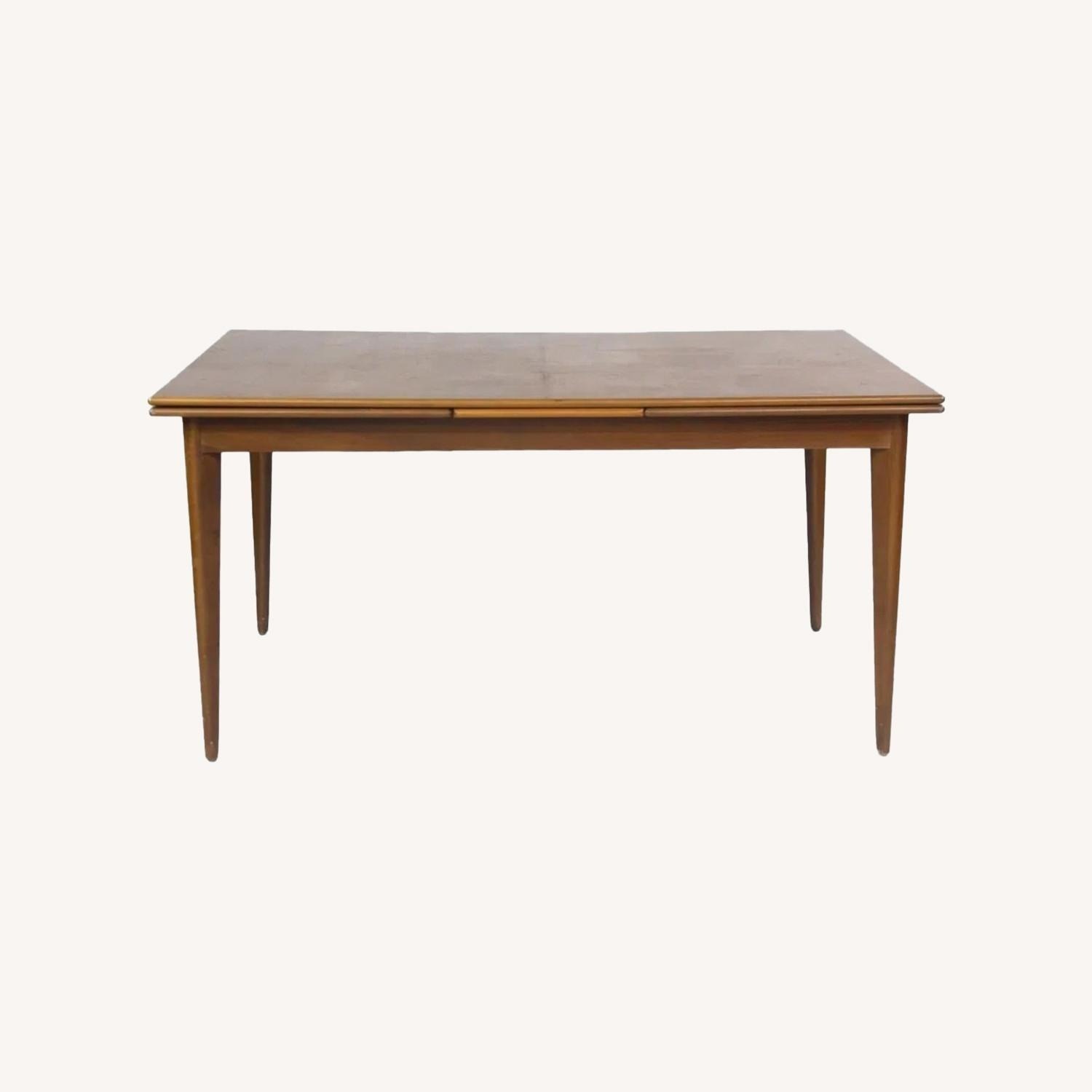 Dux Danish Modern Teak Extendable Dining Table - image-0