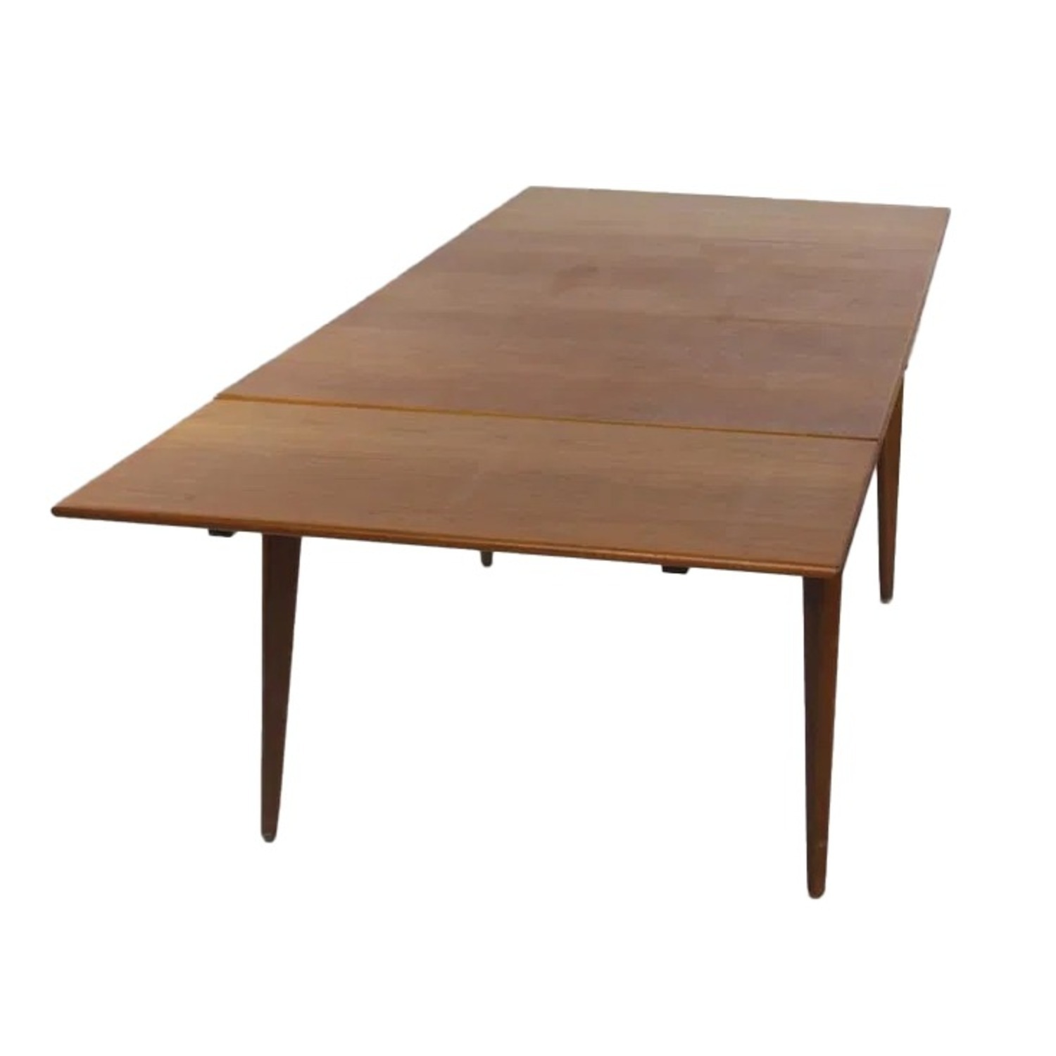 Dux Danish Modern Teak Extendable Dining Table - image-4