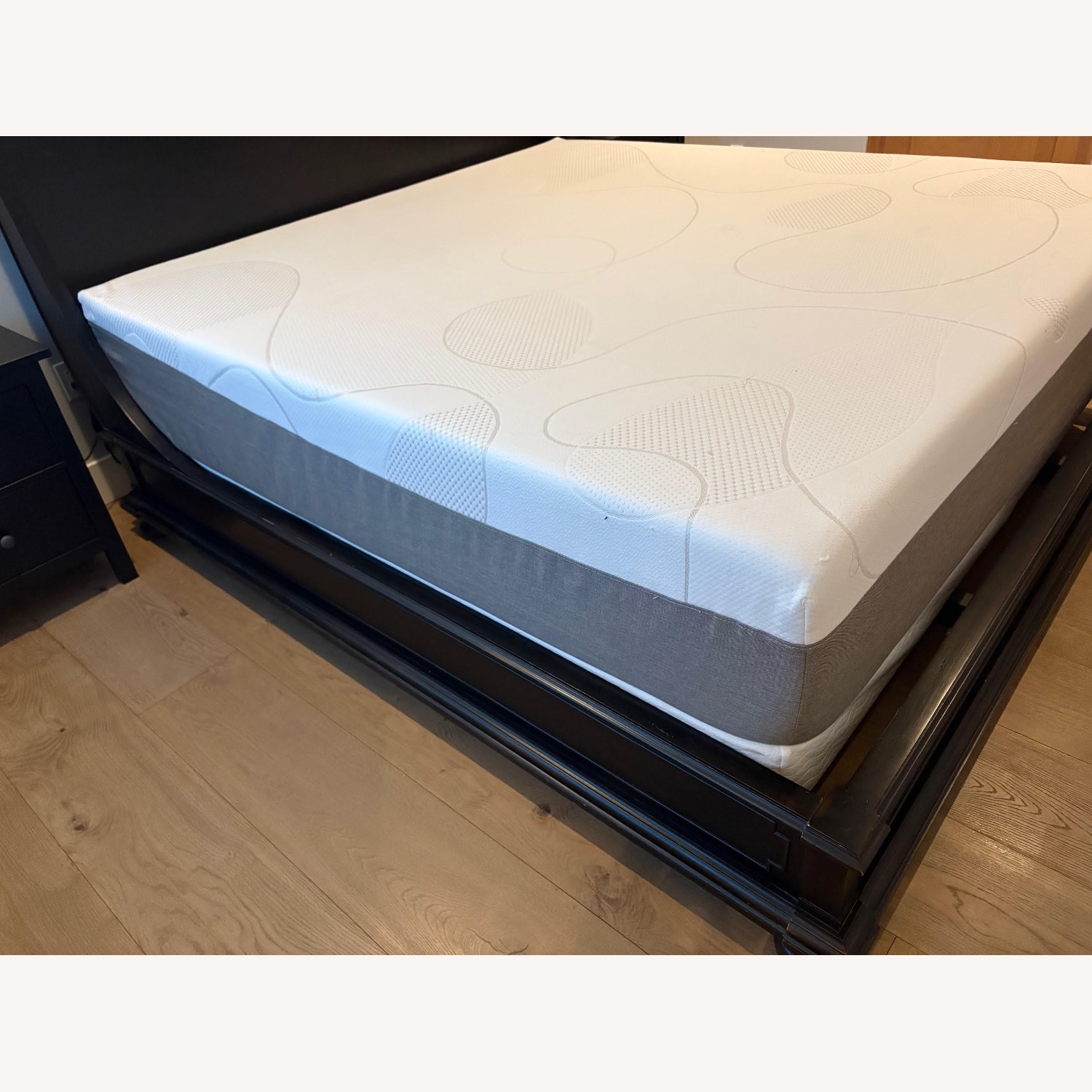 Restoration Hardware Dark Brown Wood King Bed - image-6