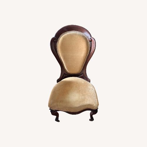 Used A Matching set of four Victorian Slipper Chairs for sale on AptDeco