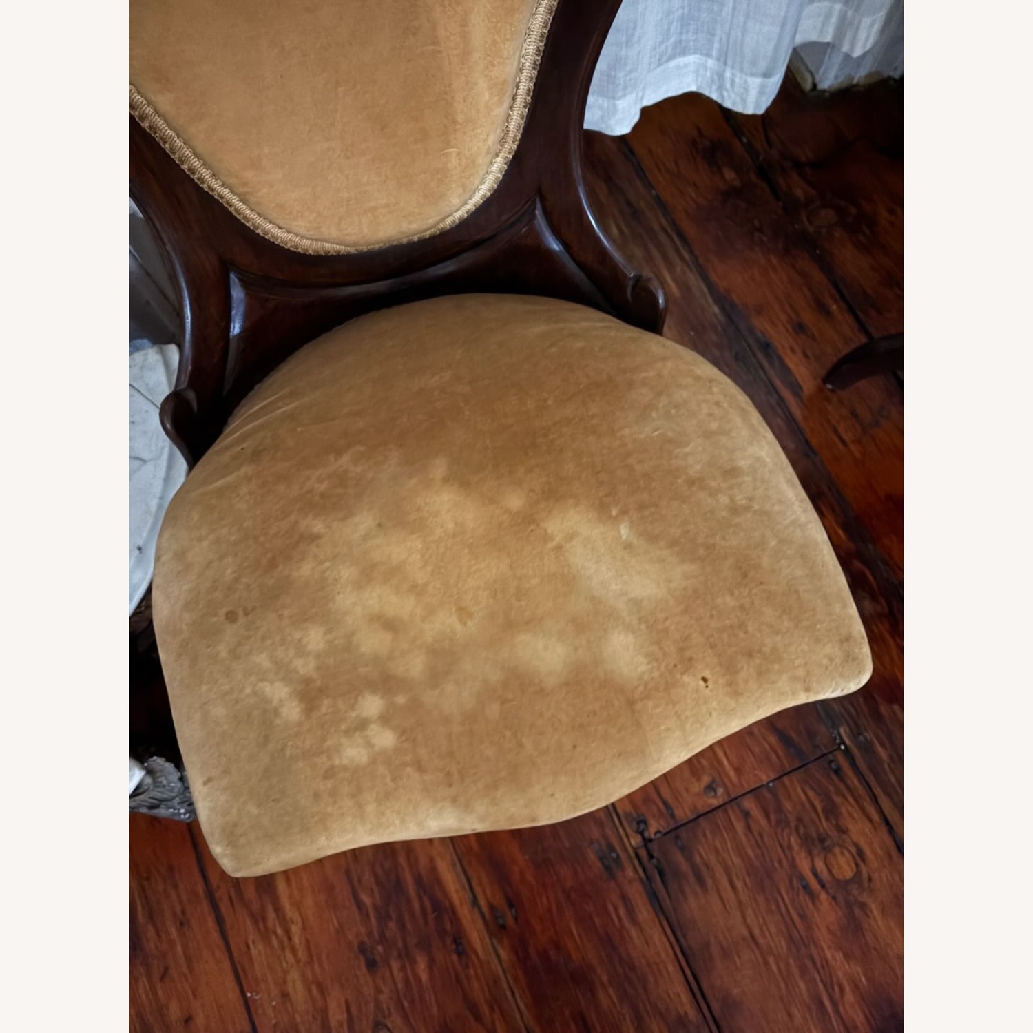 A Matching set of four Victorian Slipper Chairs - image-5