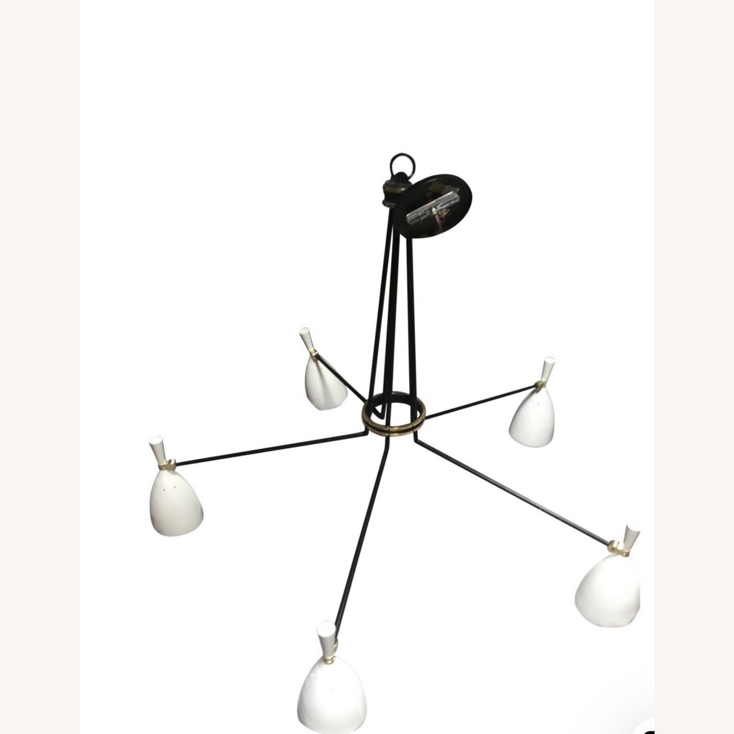 White Designer Martyn Lawrence Bullard Chandelier - image-2