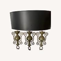 Vintage/Antique Finds Green Metal Wall Lamp